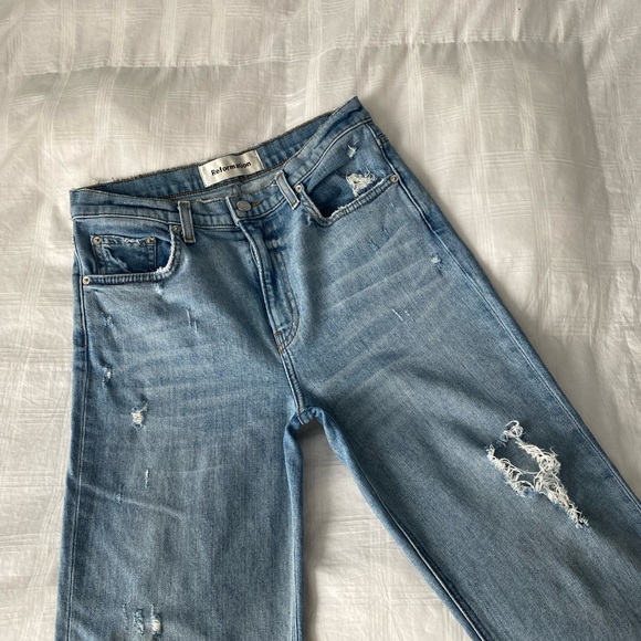 Reformation Denim - Reformation Liza High Straight Jeans - Ibiza Wash